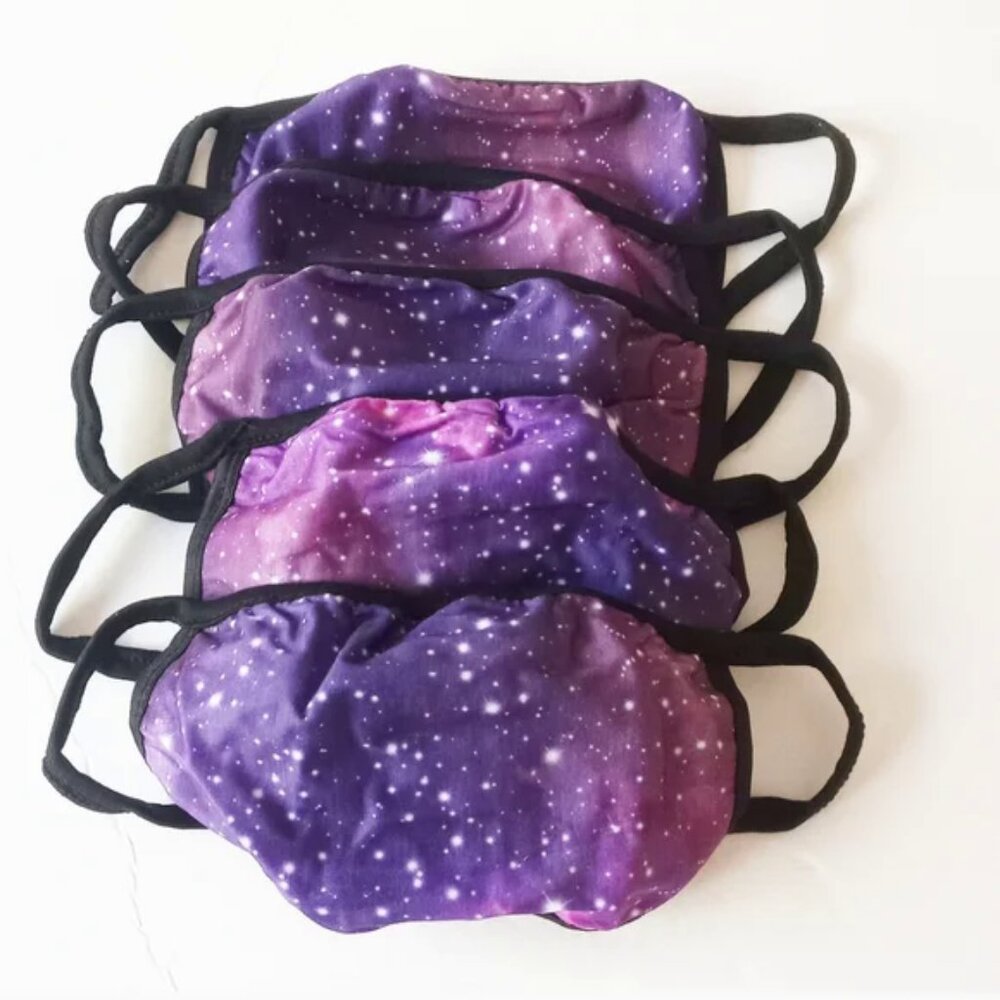 NEW Starry Sky Face Masks Set of 5